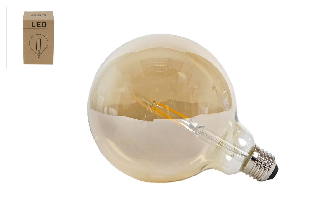 LED-lamp 2W rond model dia 12.5x17.5cm 160LUM 2300K