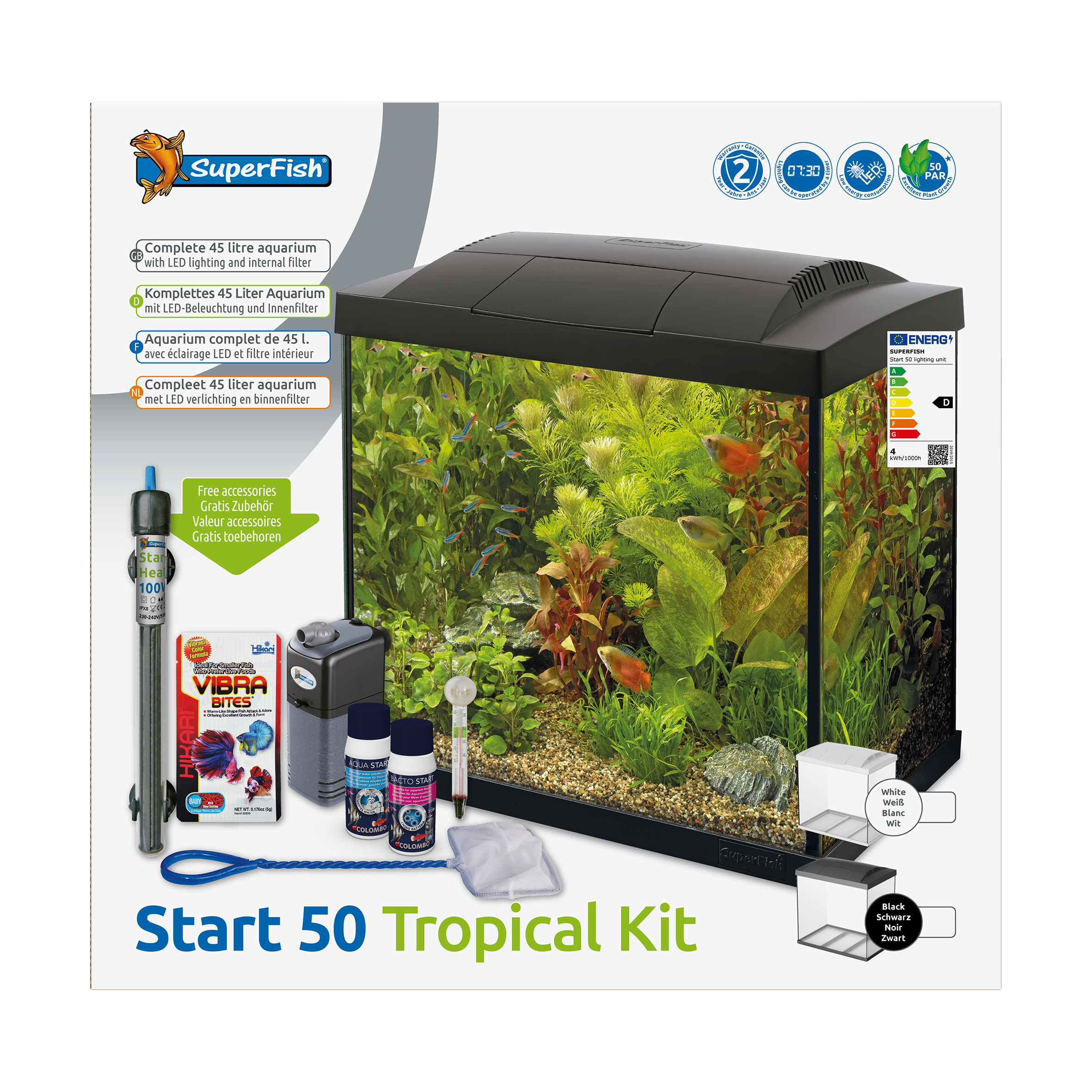 Start 50 tropical kit zwart