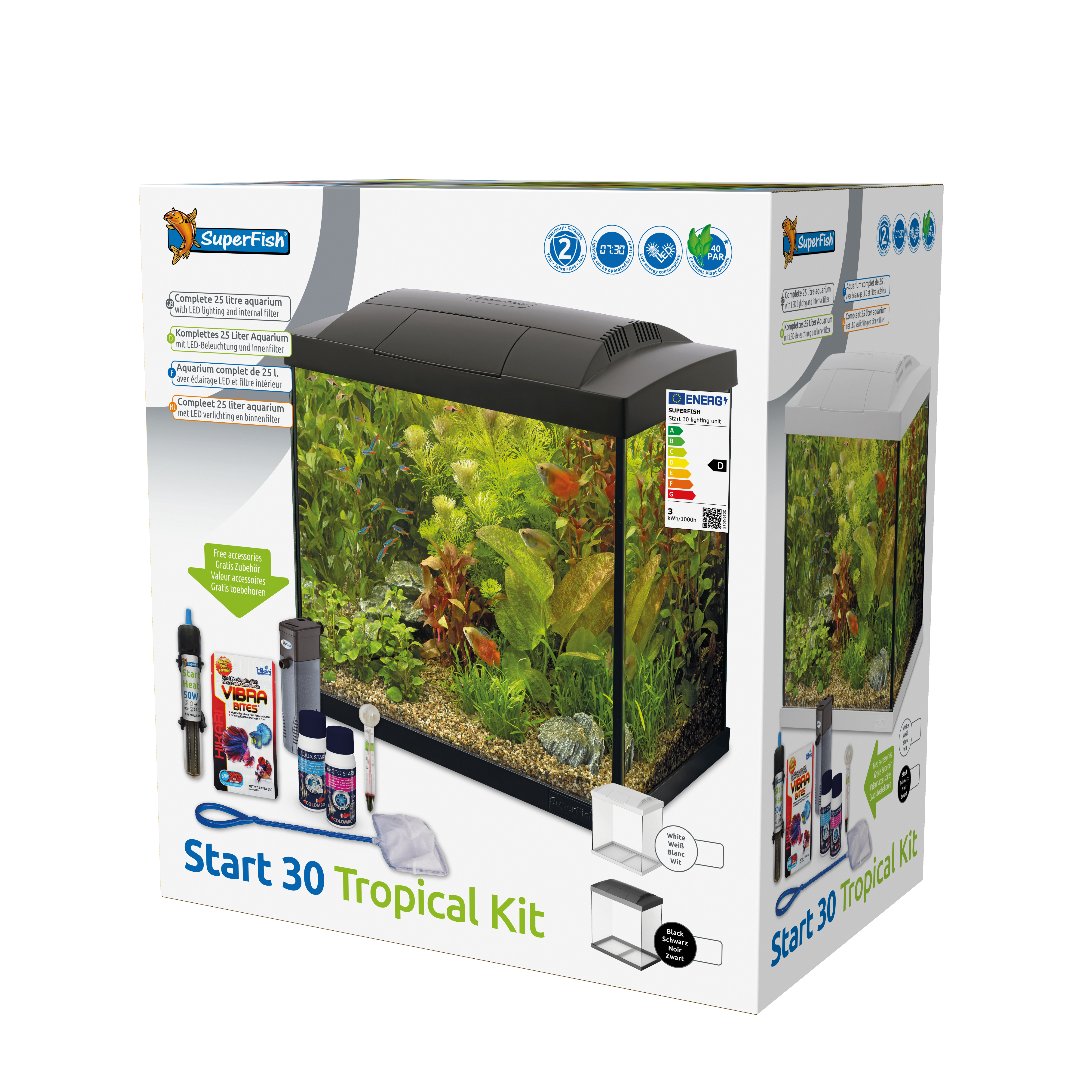 Start 30 tropical kit zwart