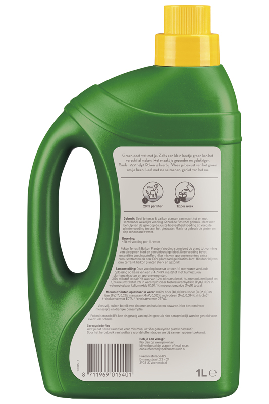 Pokon Terras & Balkon Planten Voeding 1000ml