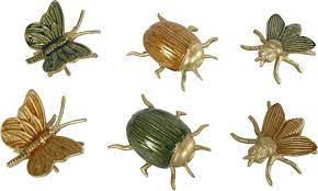 Sculptuur" Insects" L a3 in 2 kleuren aluminium