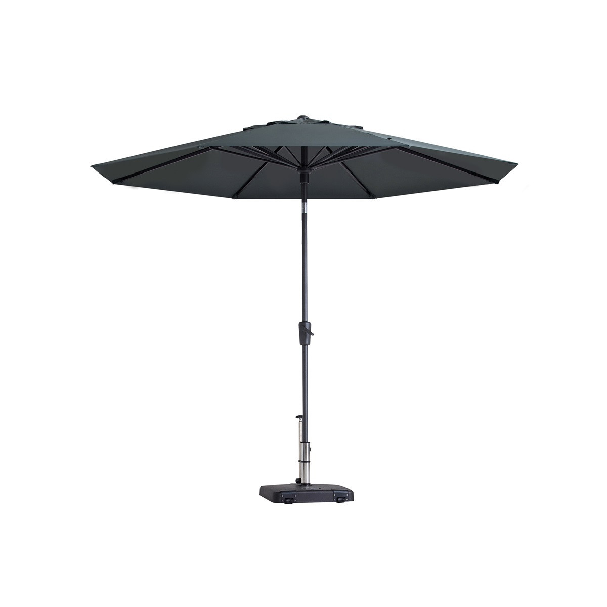 Parasol Paros II luxe 300cm grey grade 6