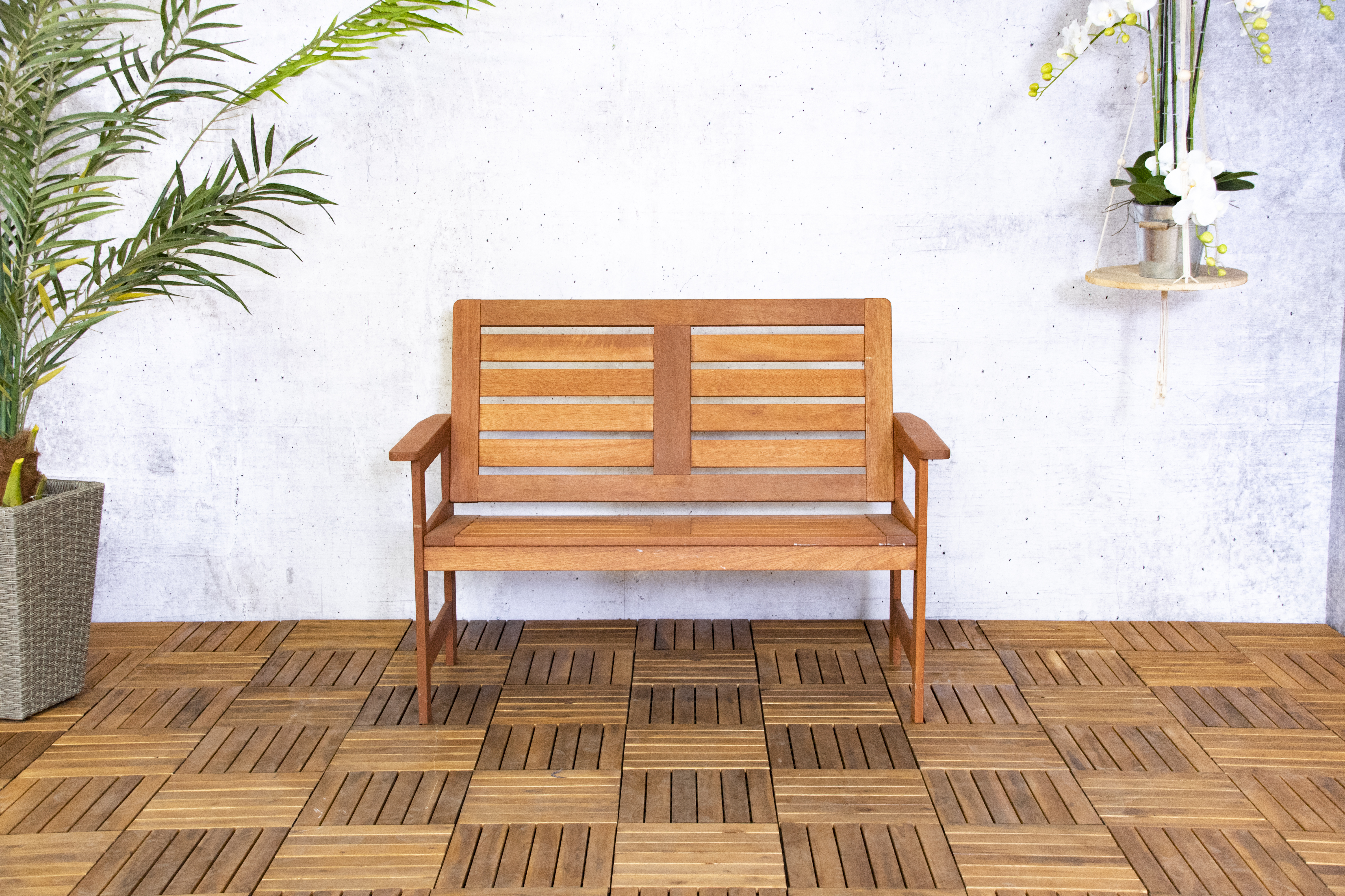 Vera 2-seater bench 120cm