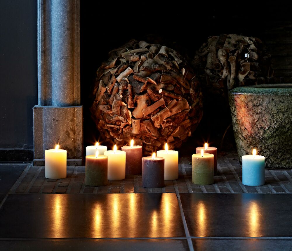 70/130 Rustic pillar Ivory
