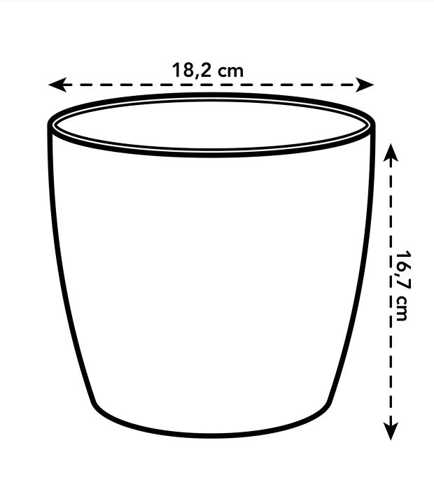 pot brussels d18cm antraciet
