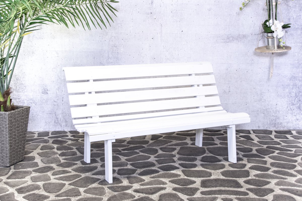 Bella Bench White 150cm