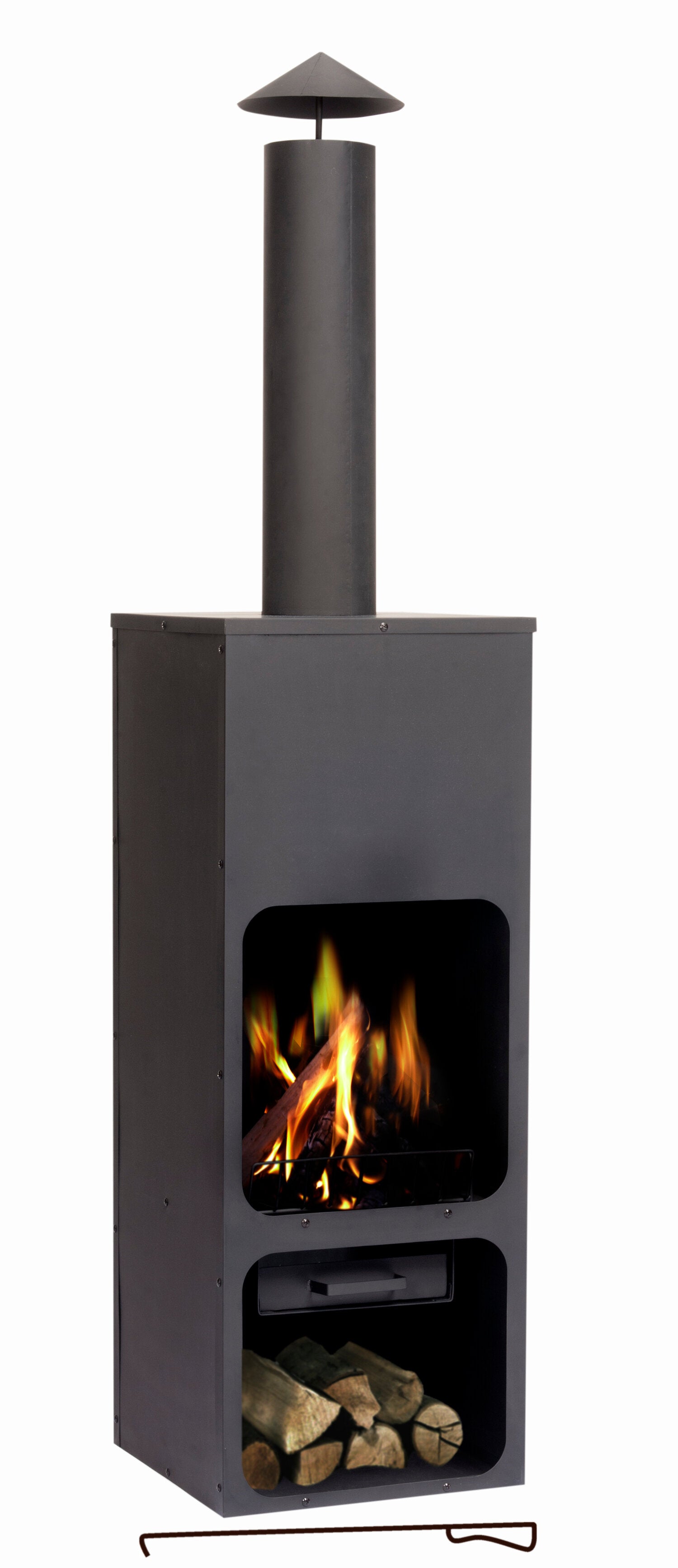 Terrashaard Hotpot B45 x D45 x H199cm
