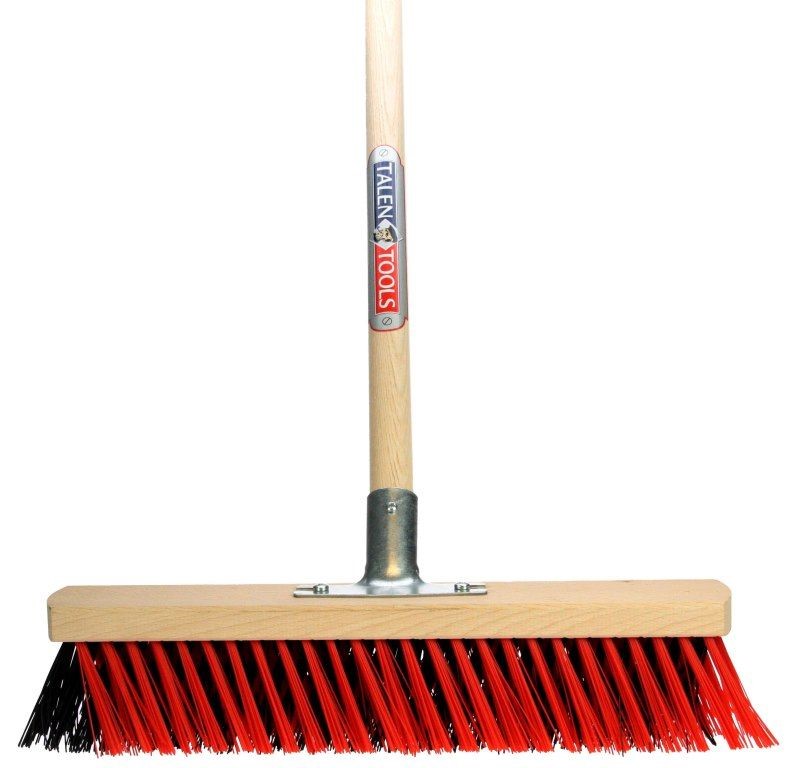 X-bezem buiten 40cm rood/zwart