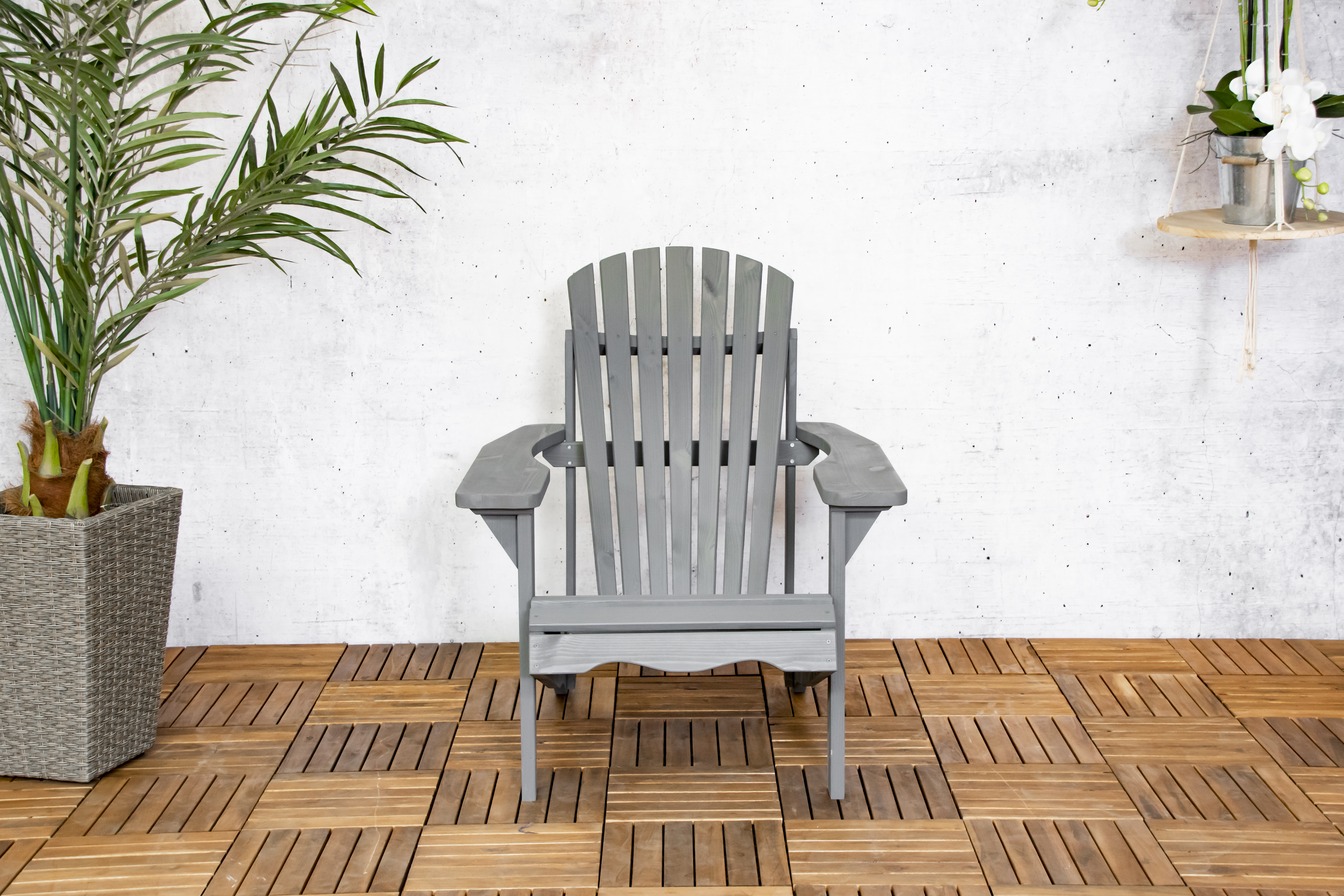 Adirondack chair grey