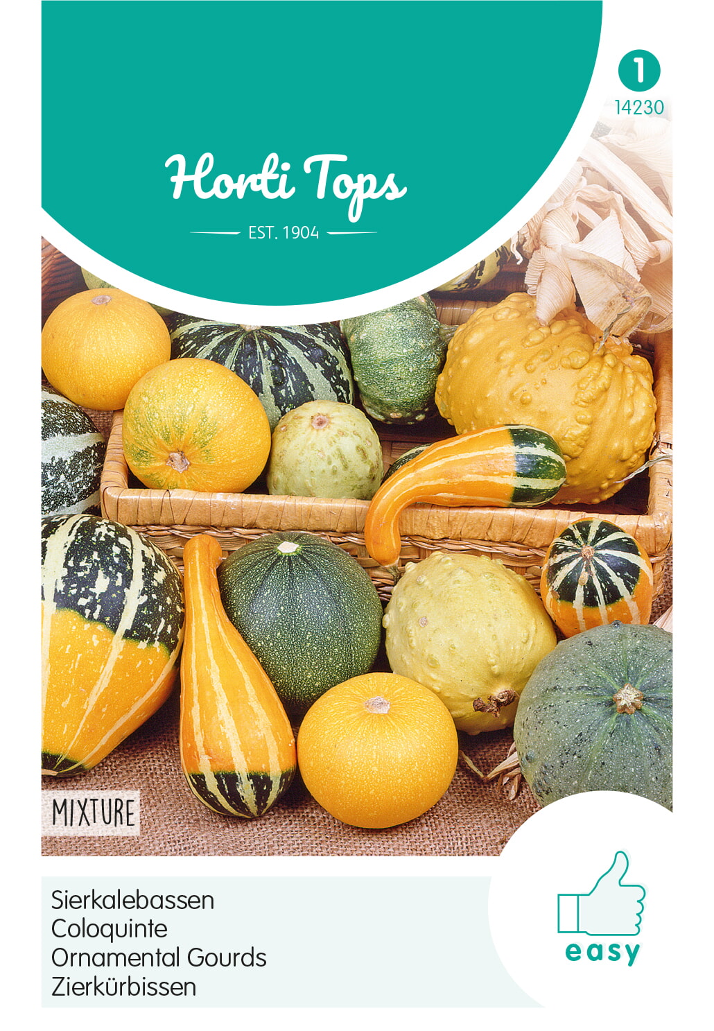 HT Cucurbita, Sierkalebas kleinvruchtig gemengd