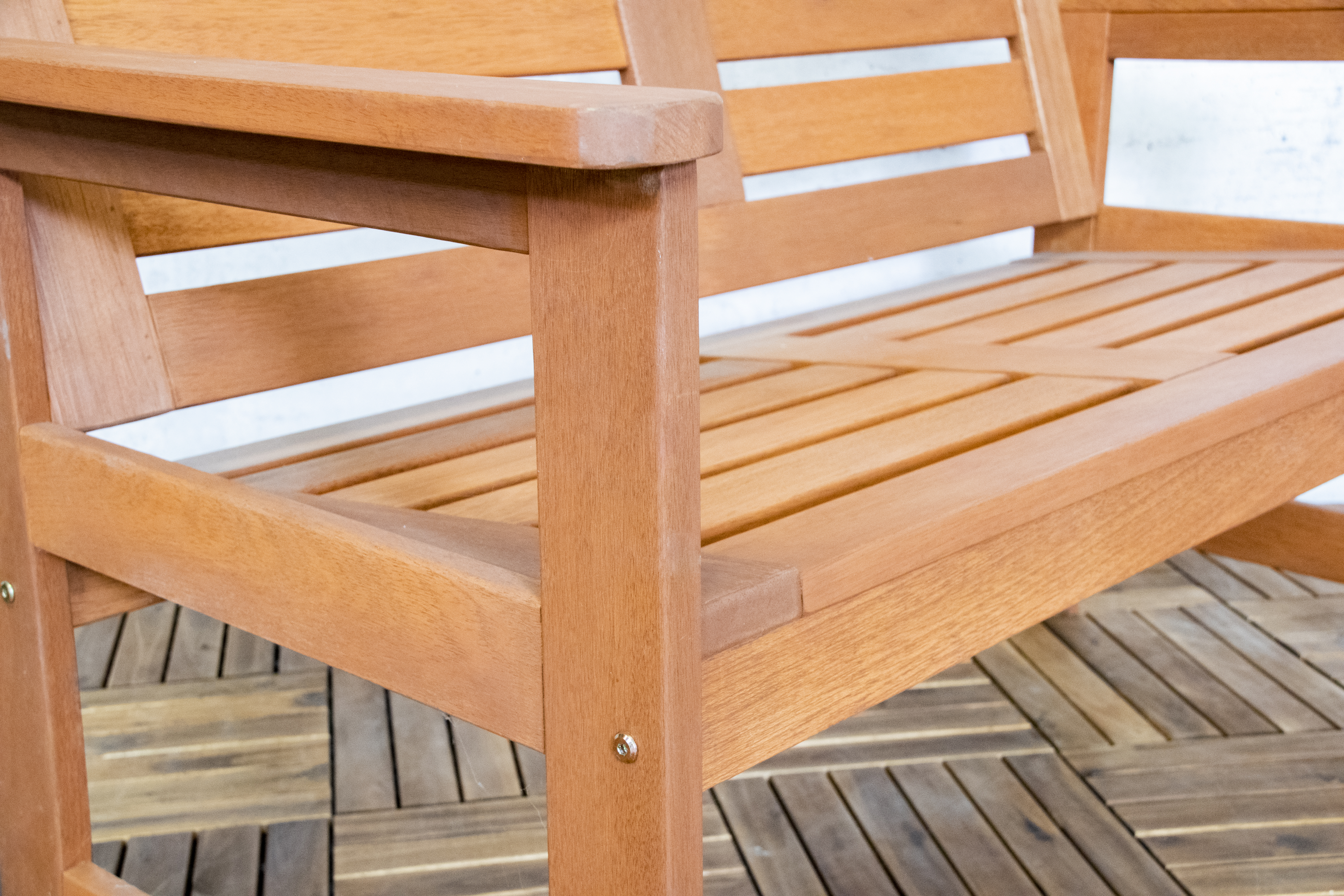 Vera 2-seater bench 120cm