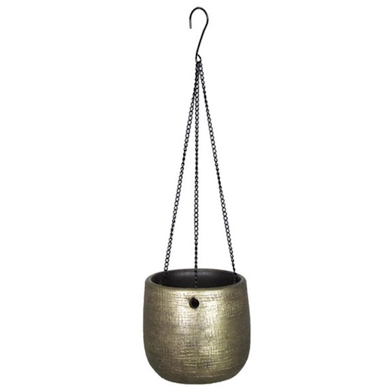 Hangpot Mira industrieel goud D16 H14