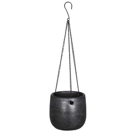 Hangpot Mira industrieel zwart D16 H14