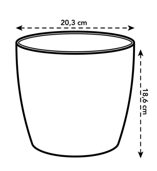 pot brussels d20cm wit