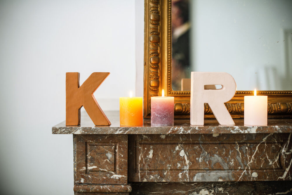 50/80 Rustic pillar White
