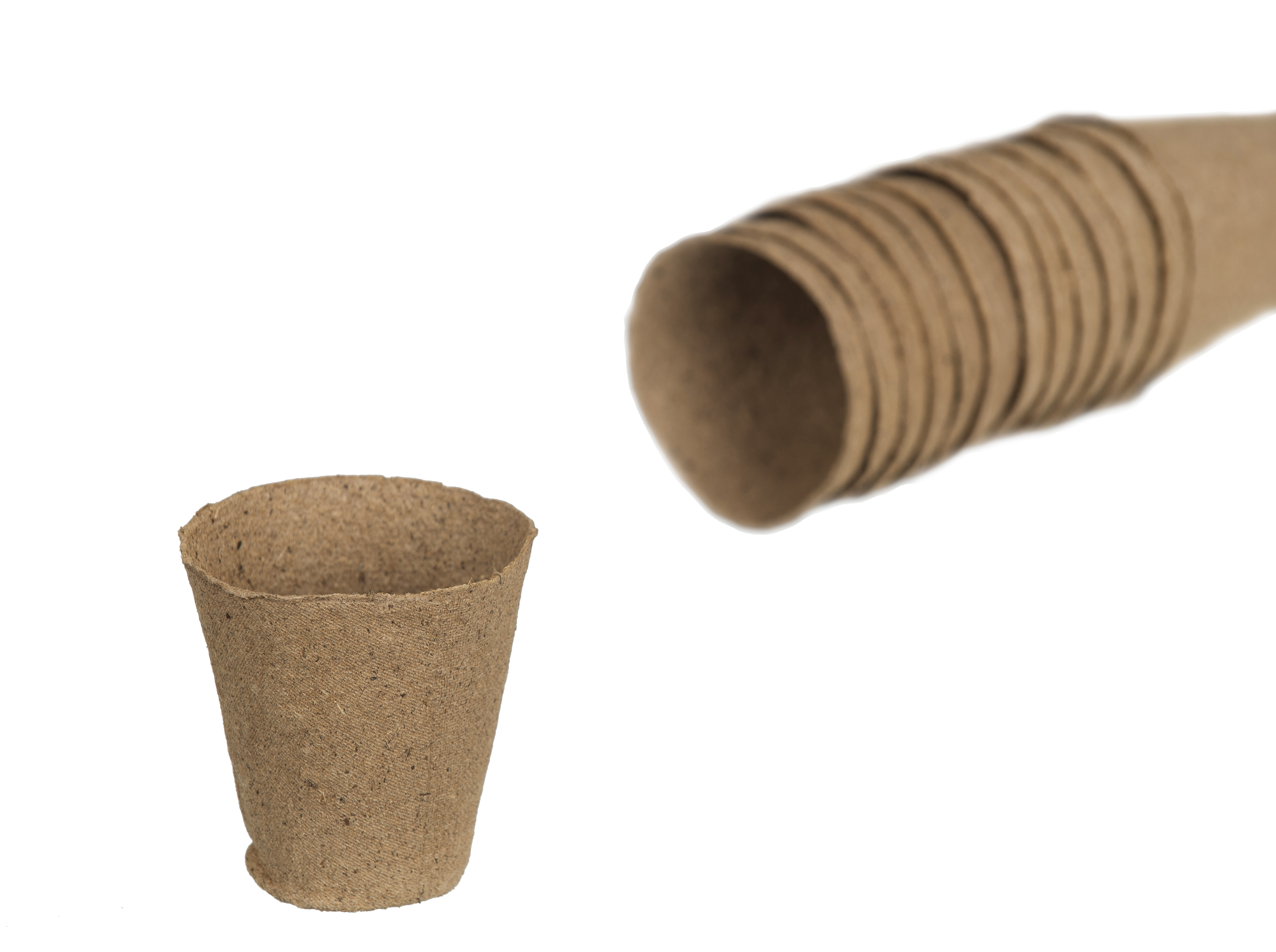 Turfpotje 18 stuks H6xØ6cm
