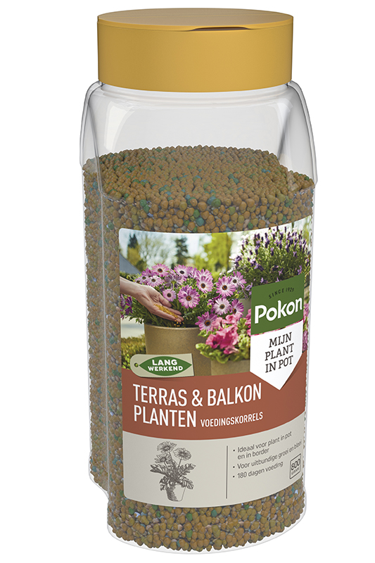 Pokon Terras & Balkon Planten Langwerkende Voedingskorrels 800gr