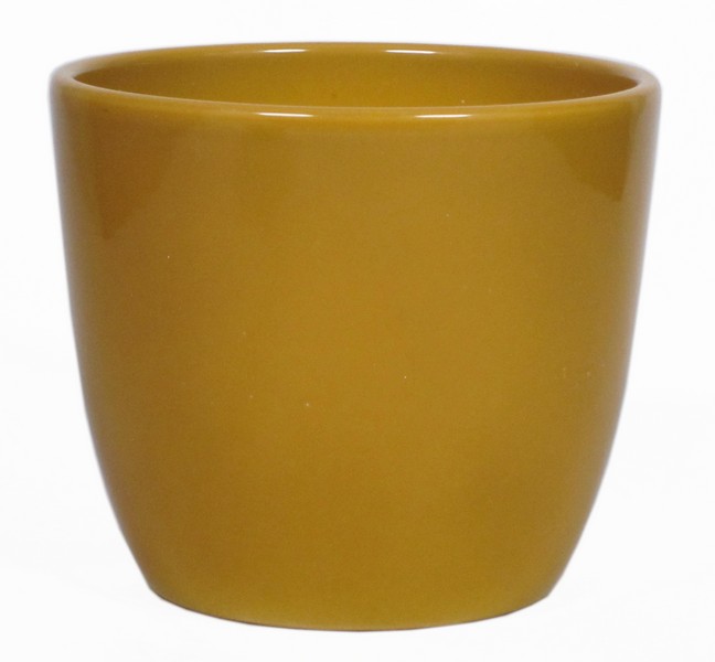 Pot Boule okergeel D10.5 H8.5