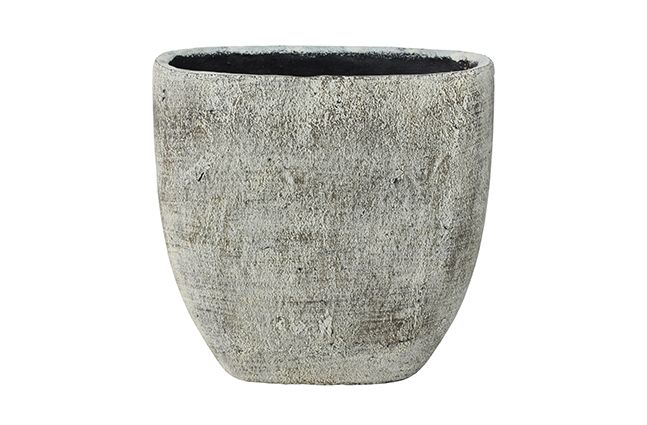 Planter Anne white earth D32x14 H30