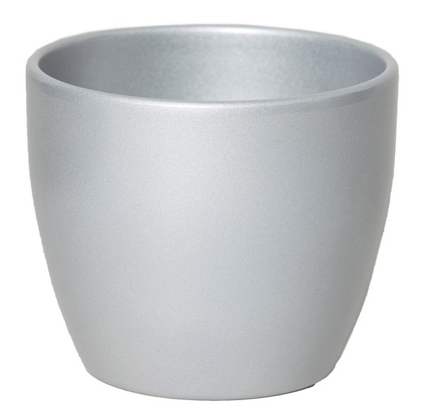 Pot Boule zilver D7.5 H6