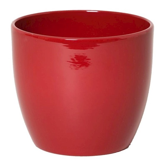 Pot Boule wijnrood D27 H32