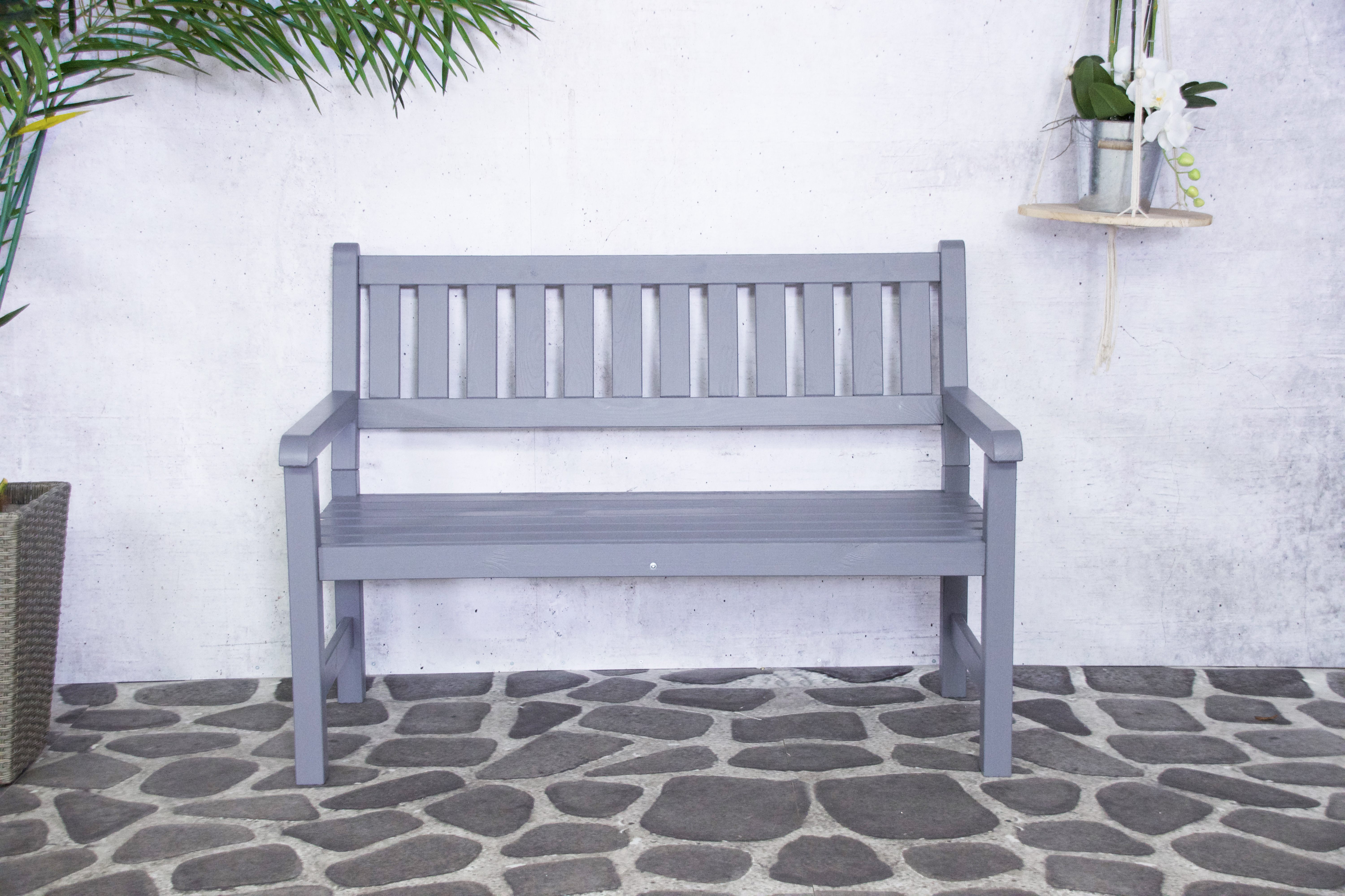 Bordeaux 2-seater Grey 125cm
