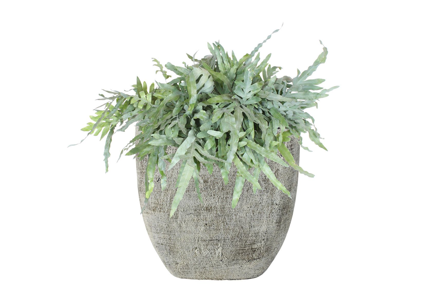 Planter Anne white earth D26x13 H25