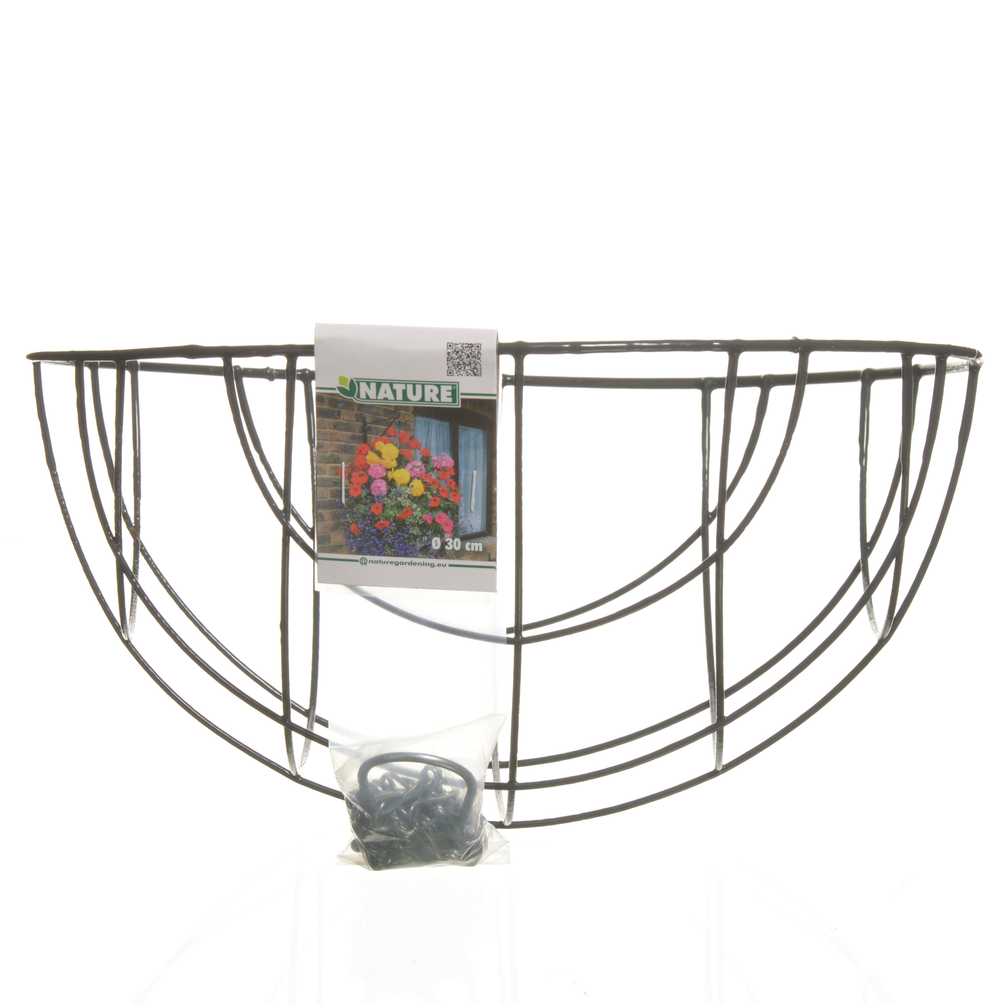 Hanging Basket antraciet H16 D30cm