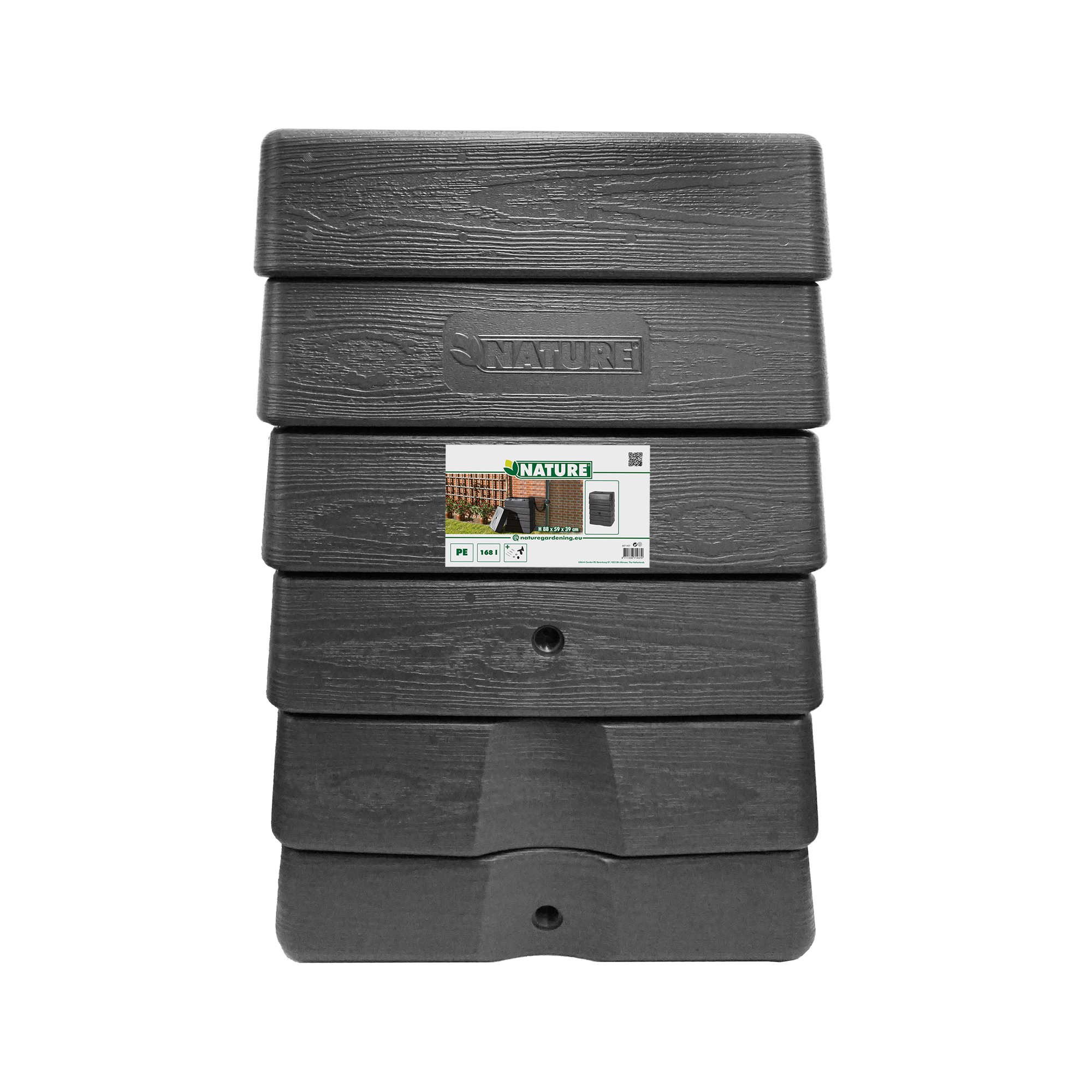 Regentank 179l antraciet