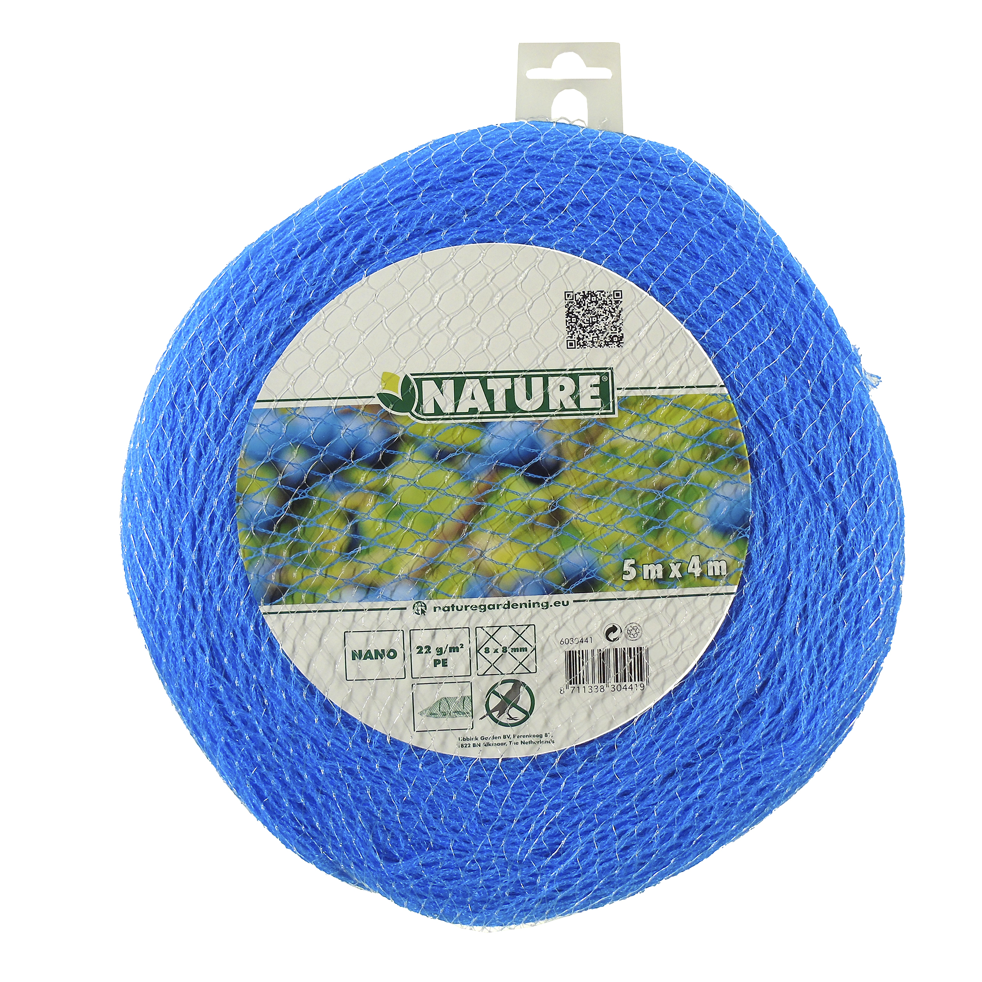 Tuinnet nano H4 B5m blauw