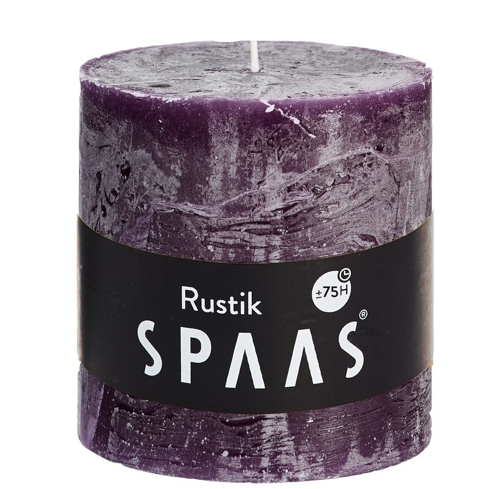 100/100 Rustic pillar aubergine
