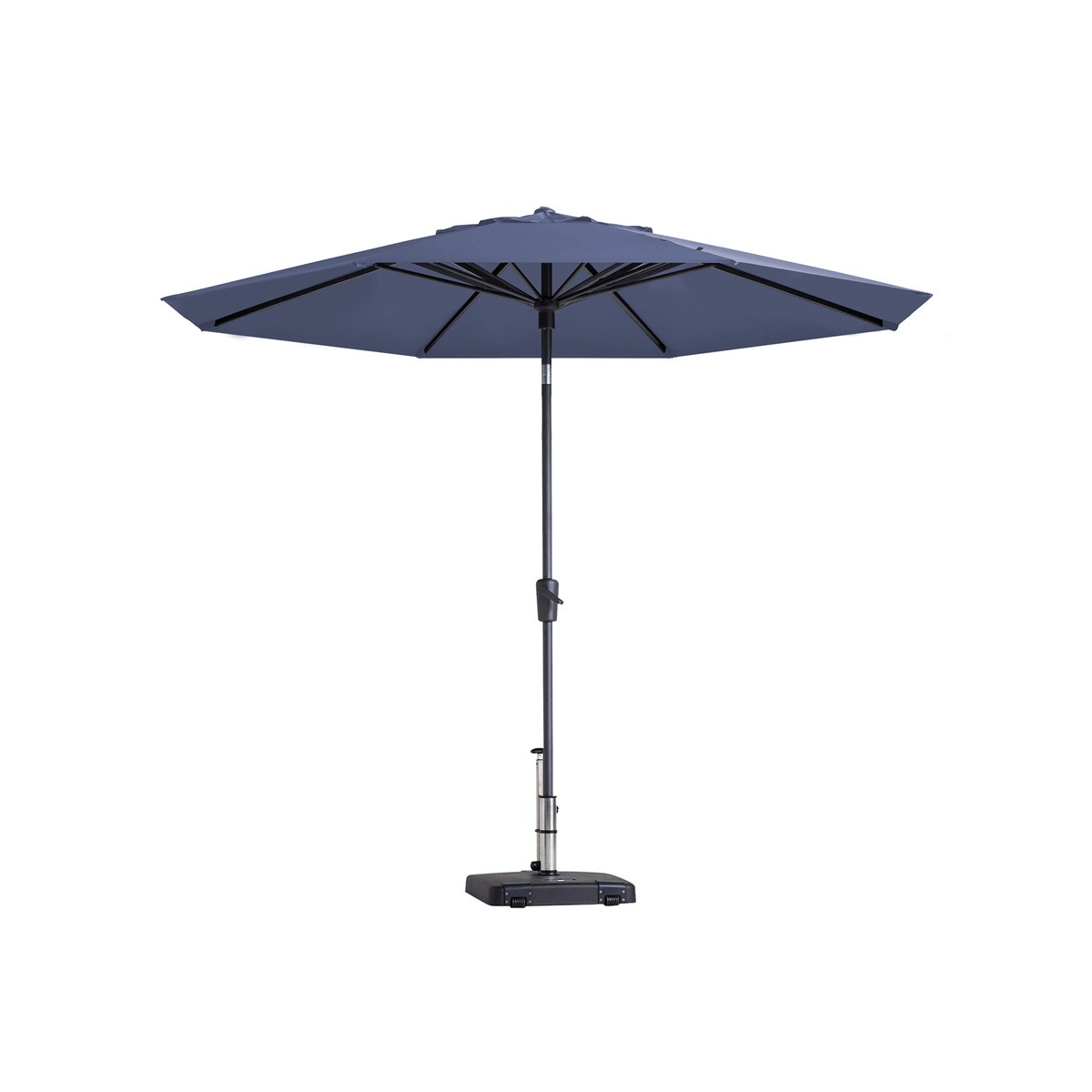 Parasol Paros II luxe 300cm safier blue grade 6