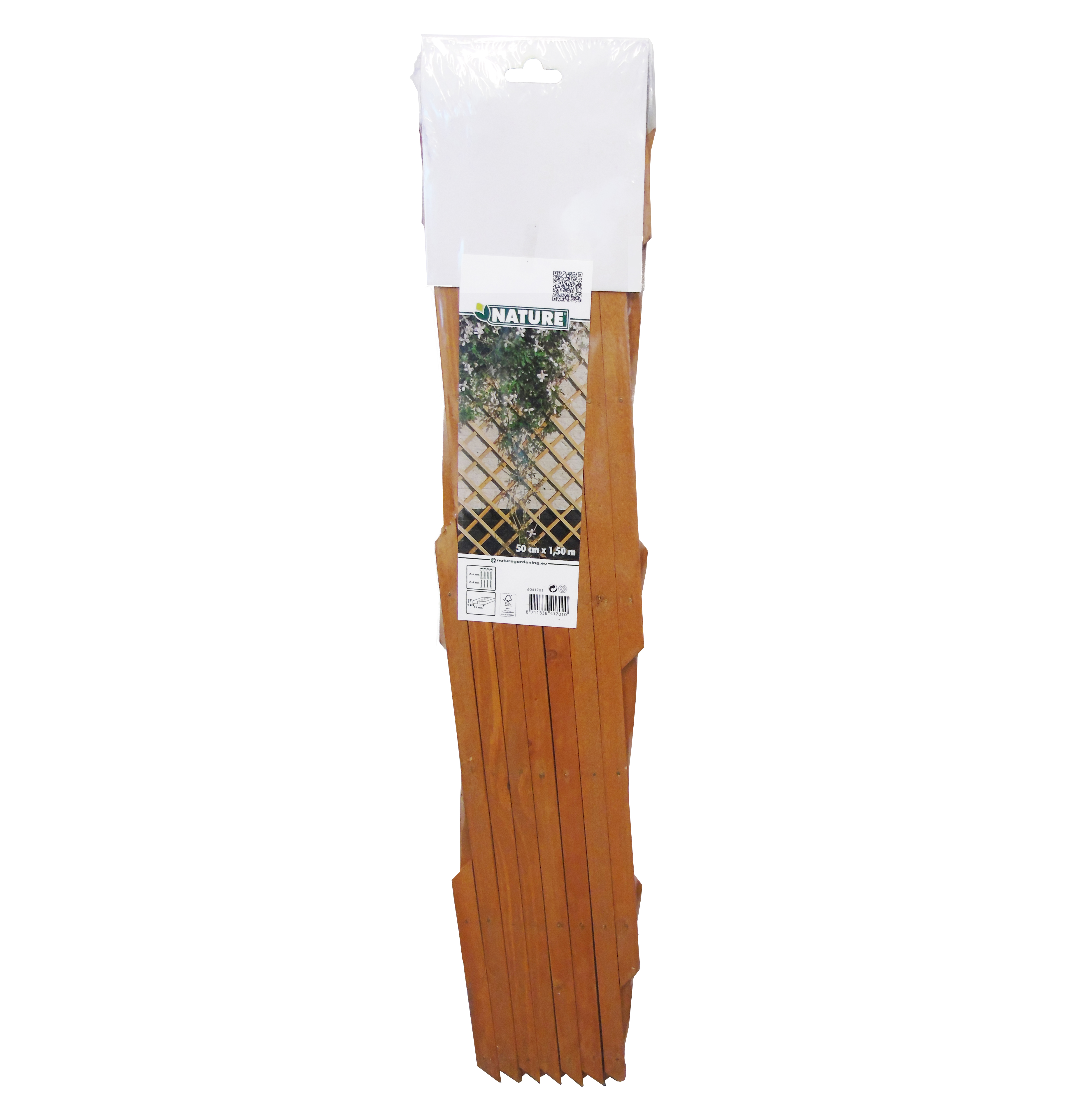 Houten klimrek 150x50cm bruin