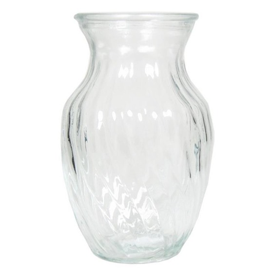 Bloemenvaas swirl D10/13 H20cm