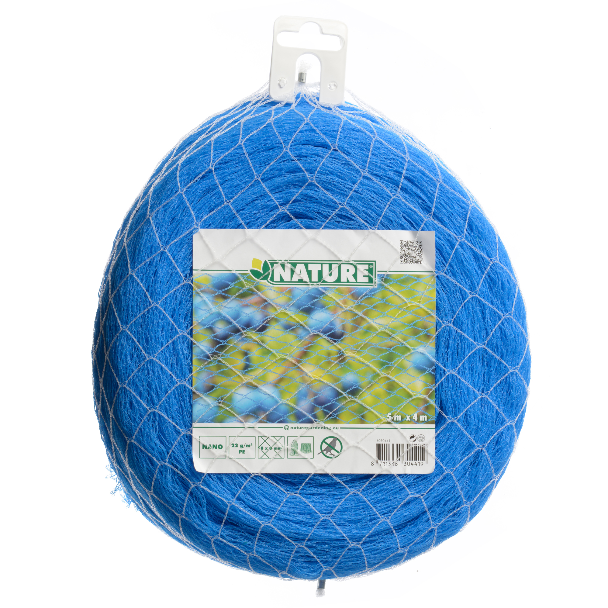 Tuinnet nano H4 B10m blauw