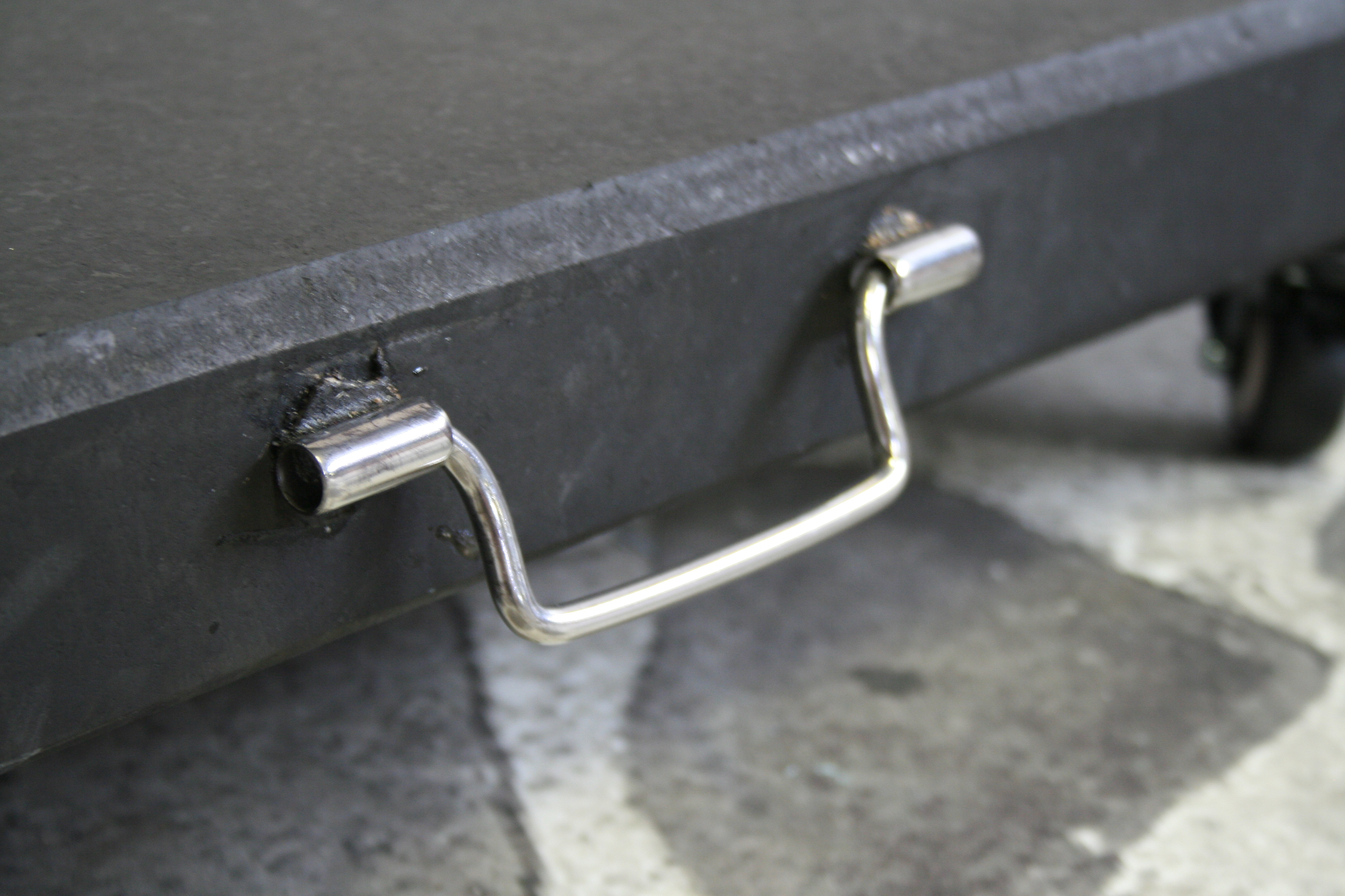 Parasolvoet Black Granite met 4 wielen 100 KG