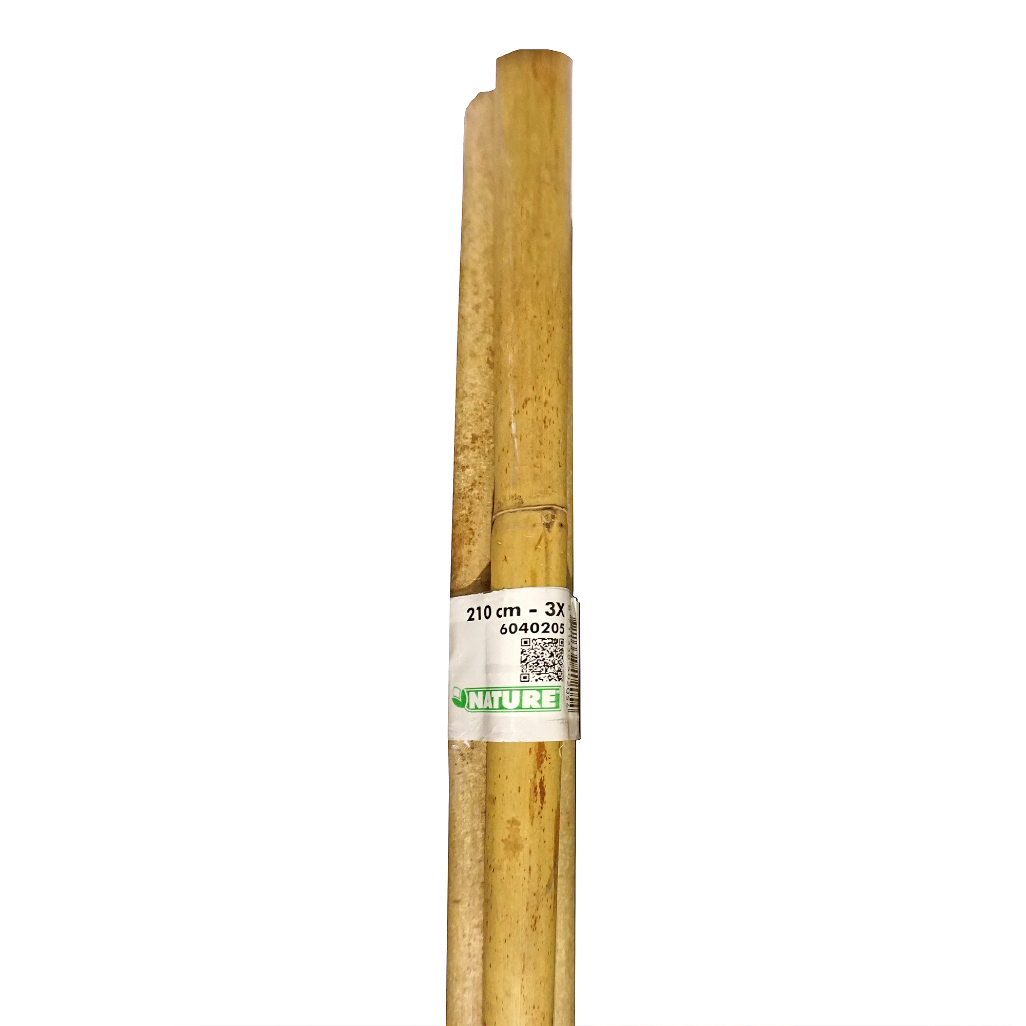 Bamboestok L210 D16-18mm 3st