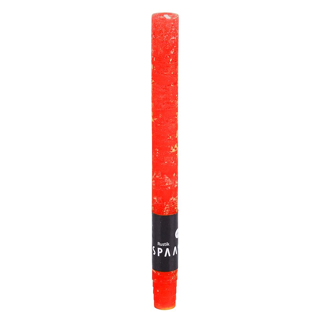 Rustieke Huishoudkaars Rood per stuk D21 H250