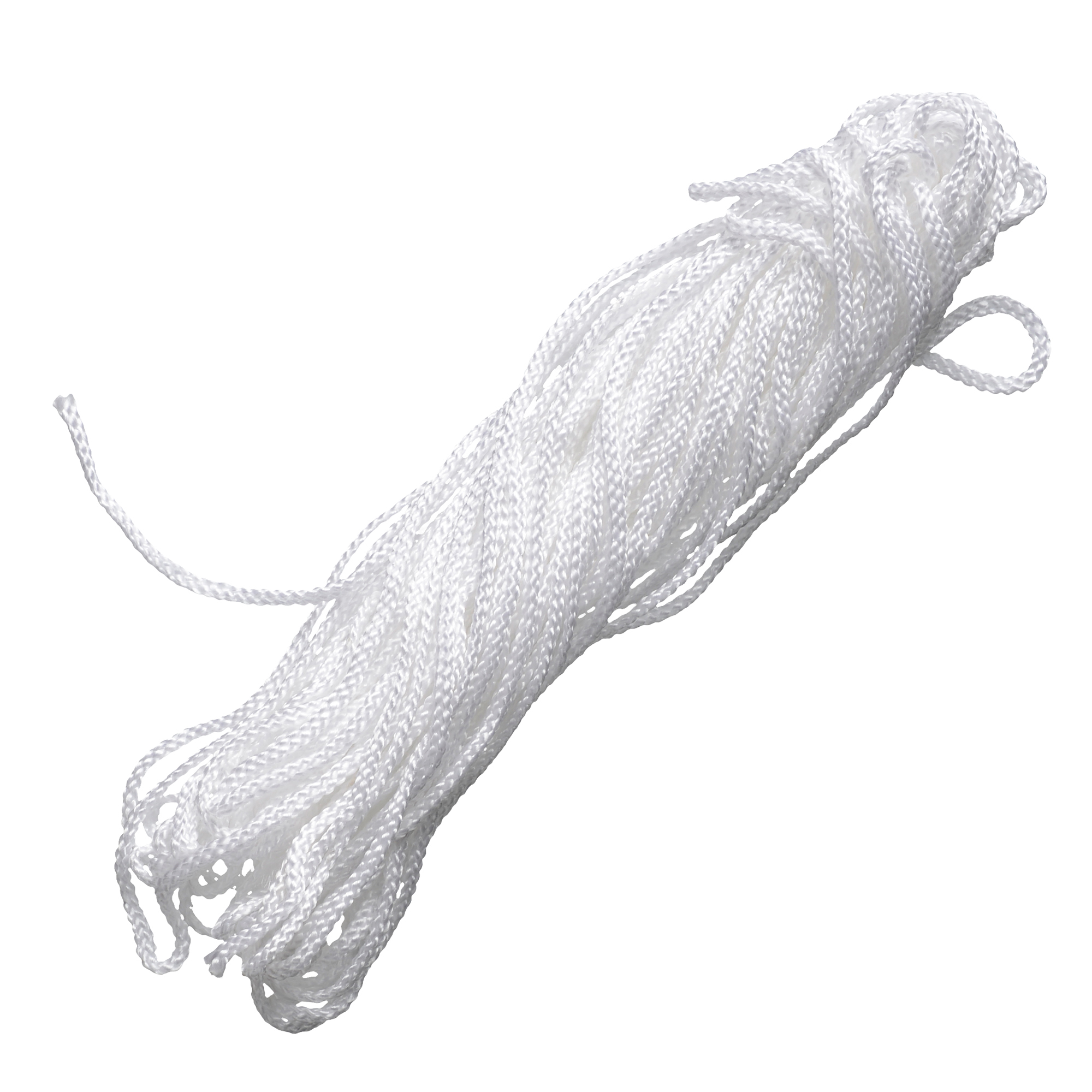 Nylonkoord wit Ø6mmx20m