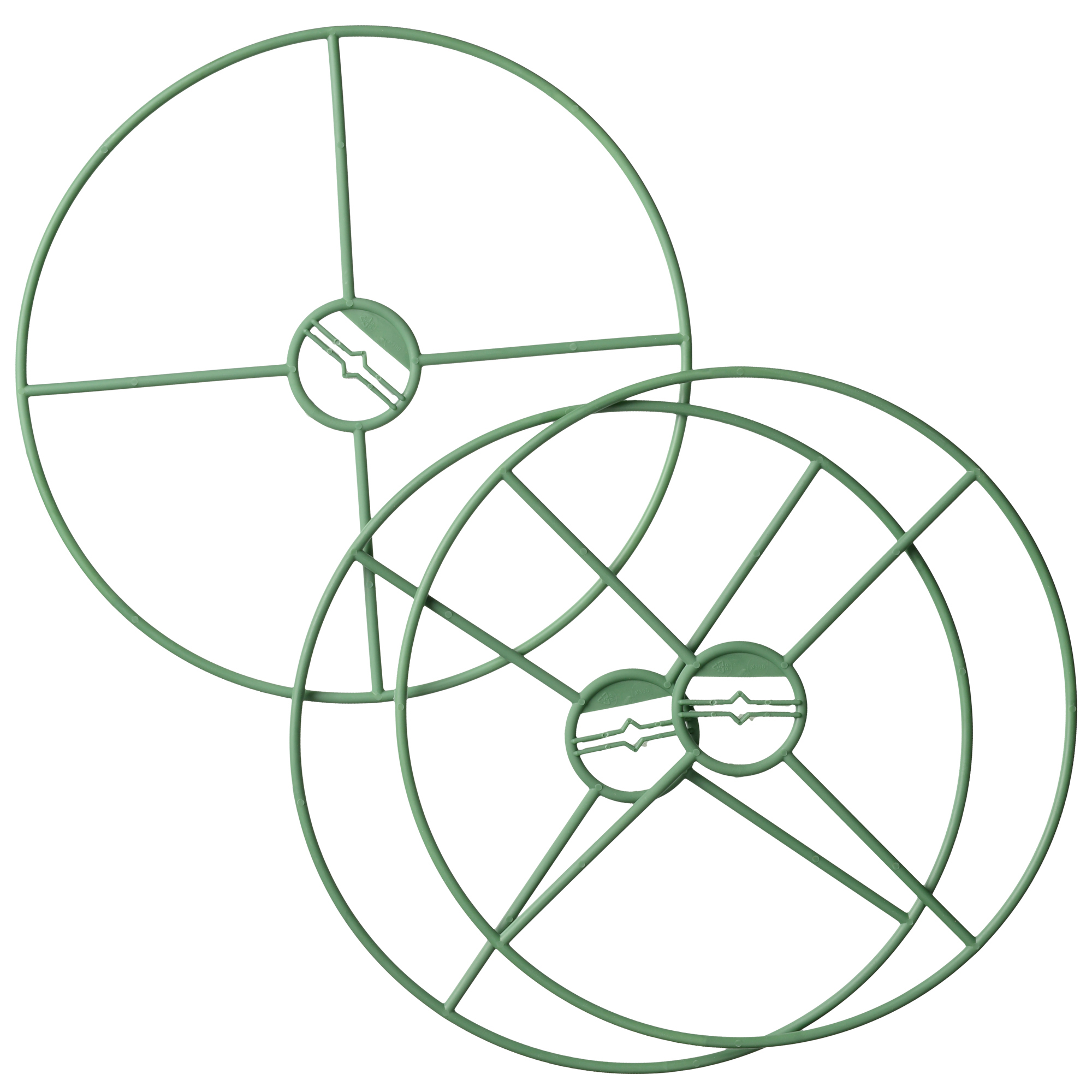 Plantensteunen rond groen Ø30cm 3st
