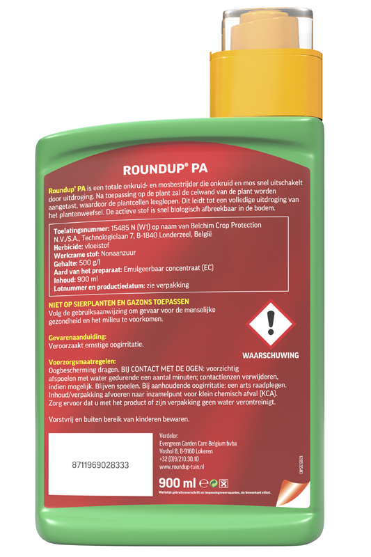 Roundup Snel Onkruidvrij Concentraat 900ml