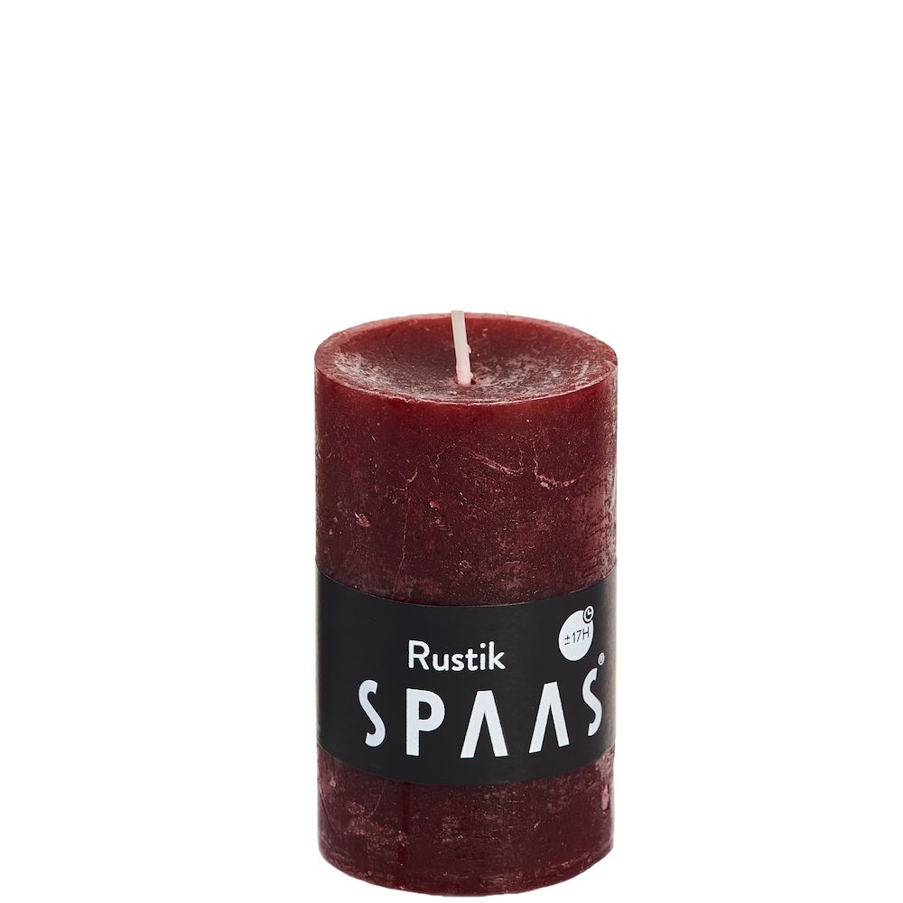 50/80 Rustic pillar Wine red