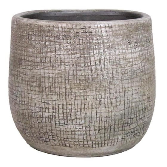 Muurpot Mira industrieel Wit D16 H14