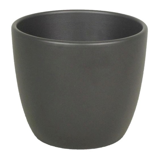 Pot Boule antraciet mat D25 H22.5