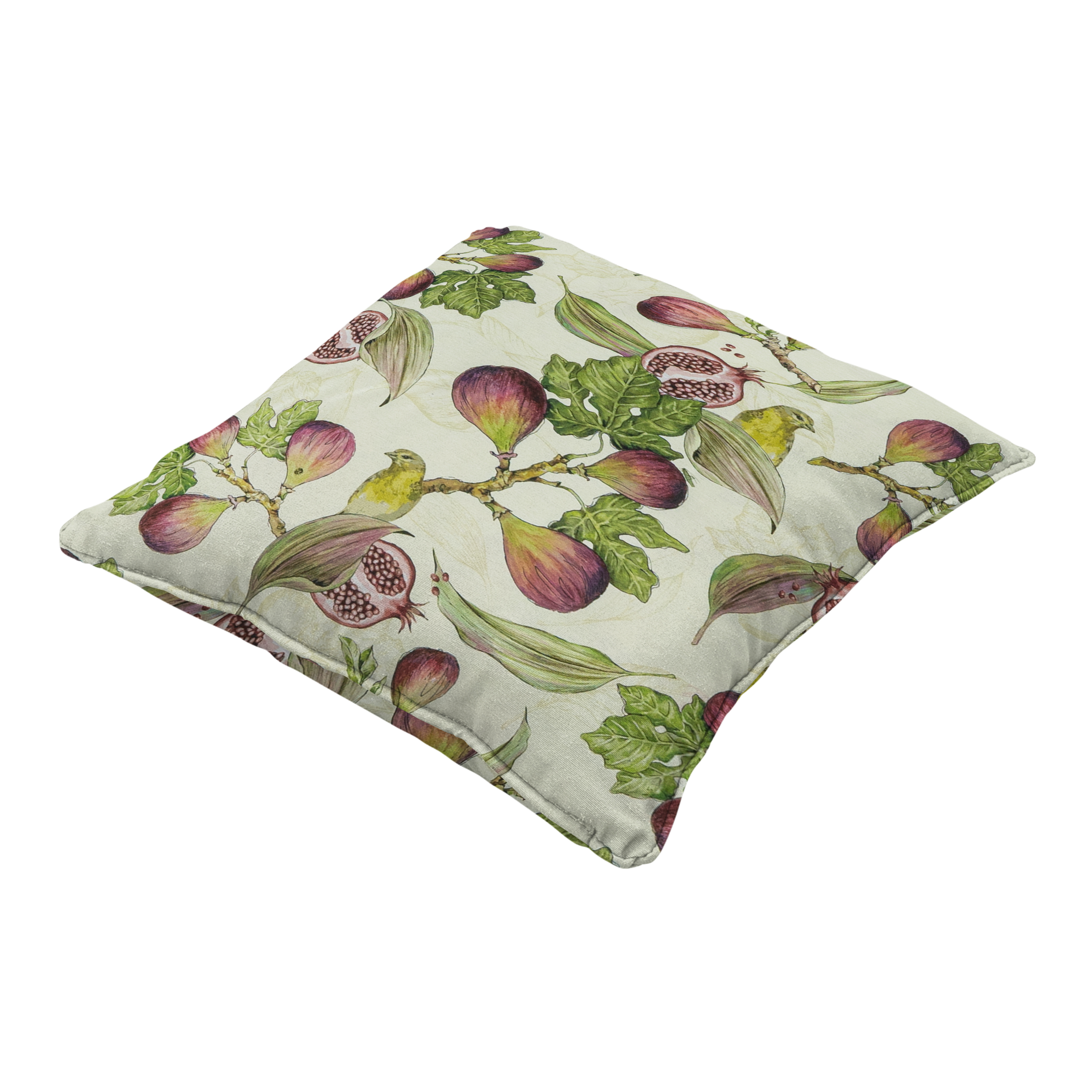 Sierkussen Piping outdoor Jasmijn beige 50X50