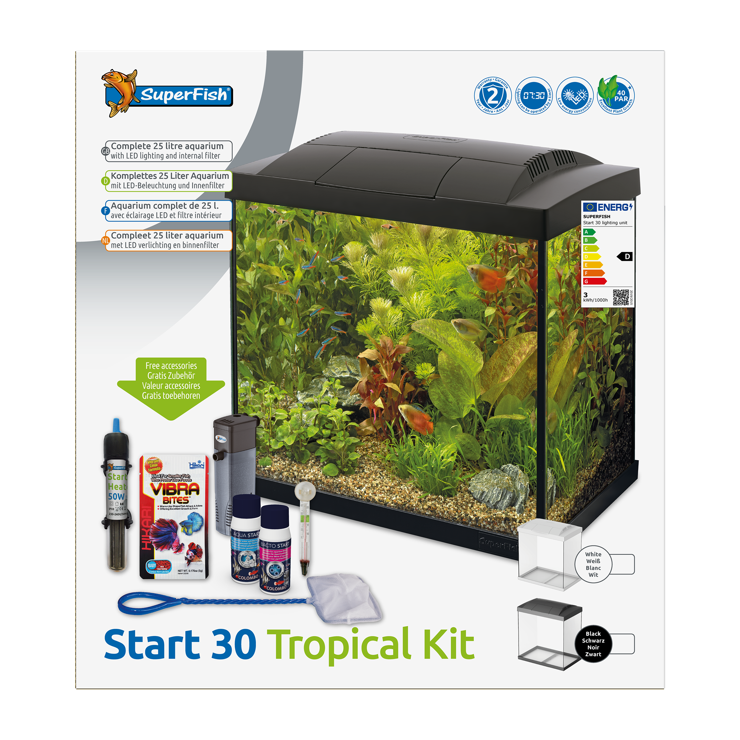 Start 30 tropical kit zwart