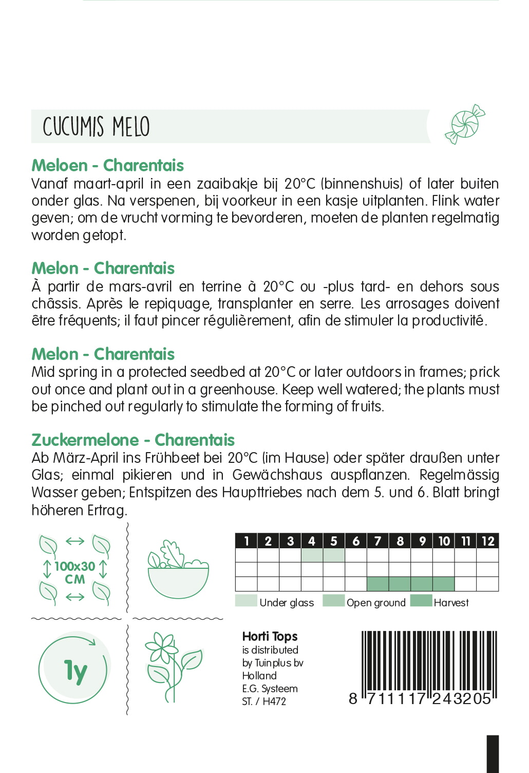 HT Meloenen Charentais
