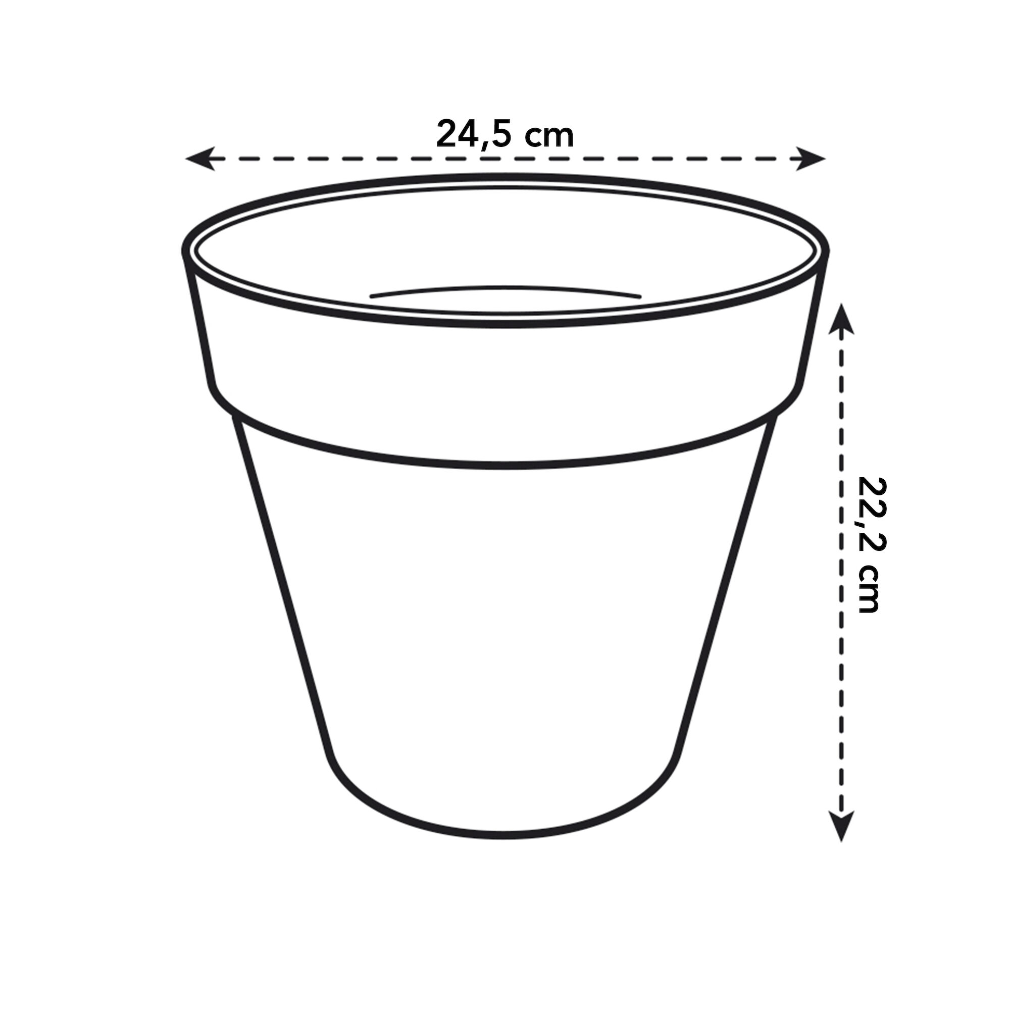 Loft Urban rond 25cm. oker geel