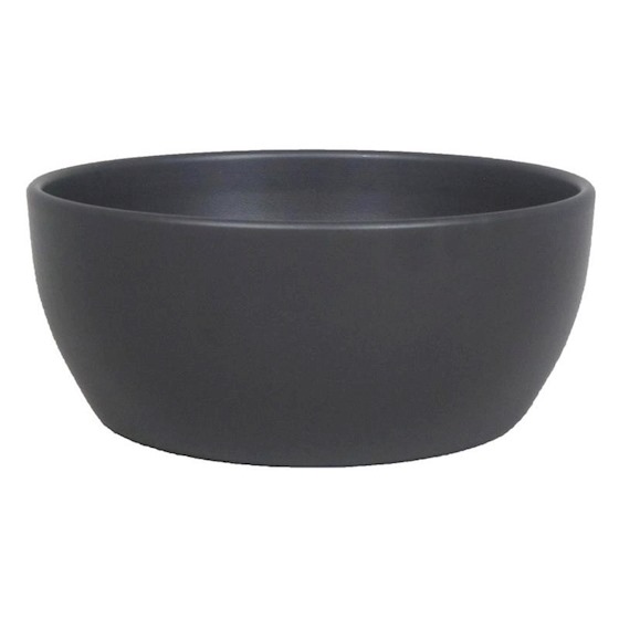 Schaal Boule antraciet mat D22.5 H9.5cm