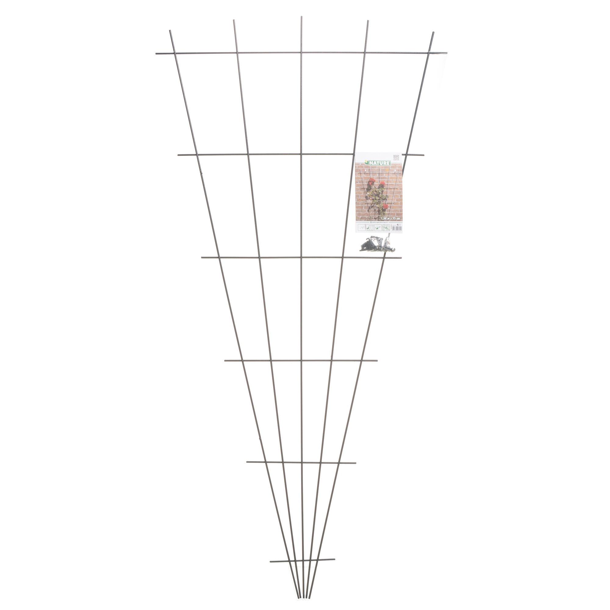 Klimrek metaal B5-75 H150cm grijs